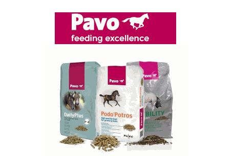 Pavo. Alimentacion para caballos